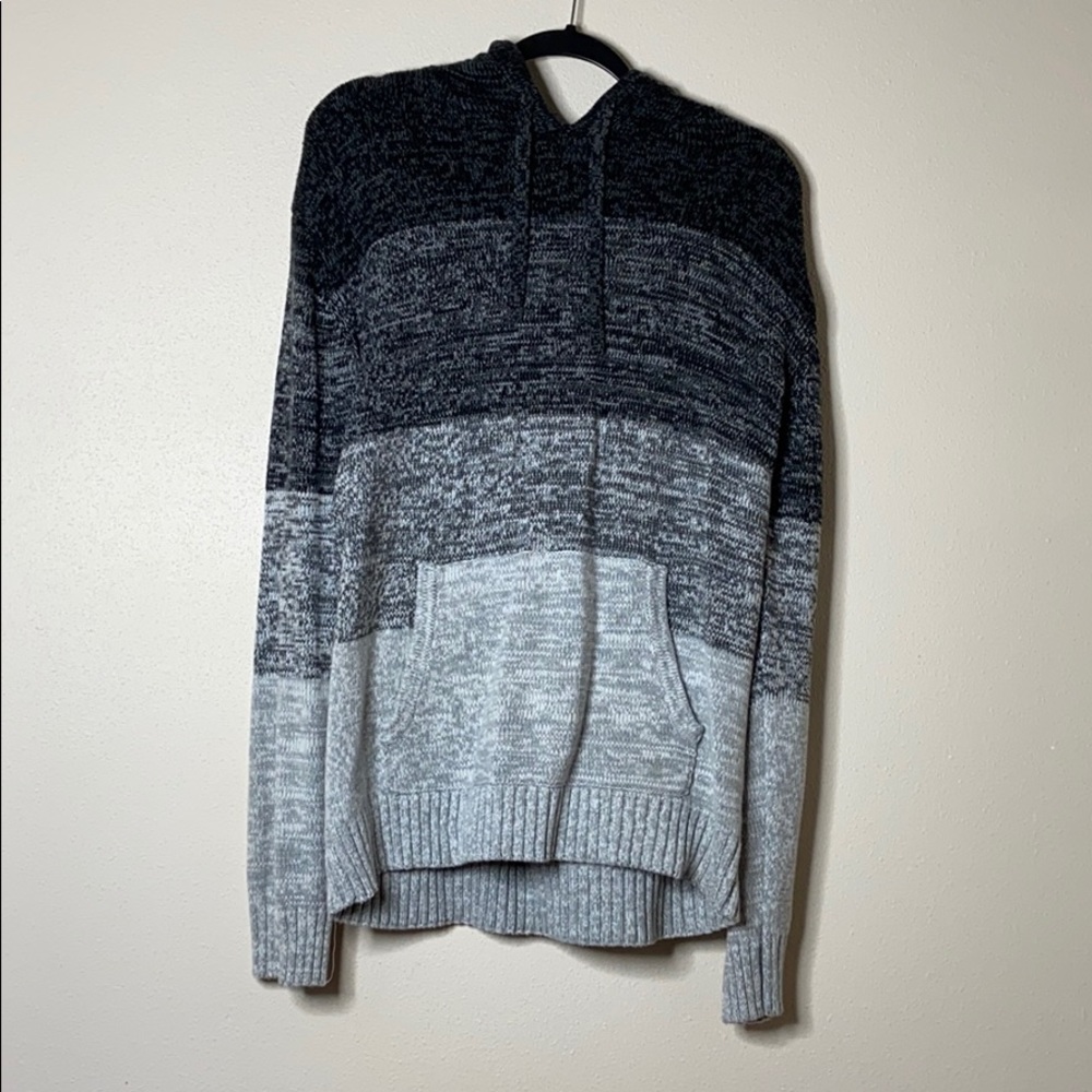 Oversized comfy color block sweater